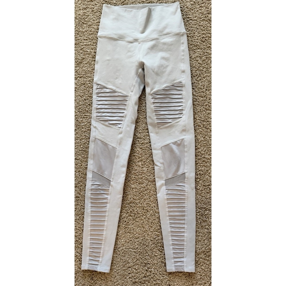 Alo Yoga High-Waist‎ Moto Leggings gray size Small